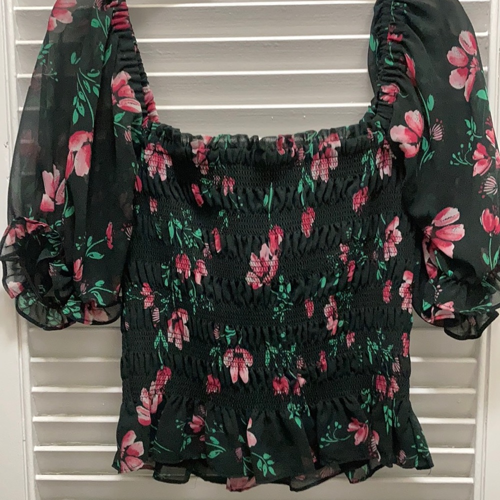 Top shop floral blouse